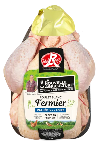 LE POULET ENTIER FERMIER LABEL ROUGE LA NOUVELLE AGRICULTURE®