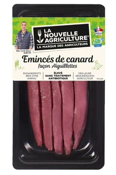 LES ÉMINCÉS DE CANARD FAÇON AIGUILLETTES LA NOUVELLE AGRICULTURE®